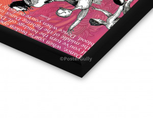 Rumi Dance Quote Dance off the life quote rumi glass framed poster. rs ...