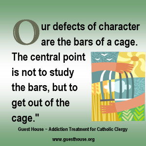 Our defects of character are the bars of a cage.