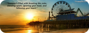 Summer Quote Facebook Cover