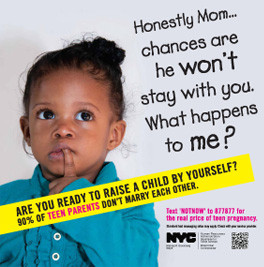 Trouble in the Nanny State, The Left Attacks NYC Teen Pregnancy Ads