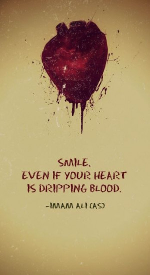 ... this image include: الامام علي, heart, islam, qoute and quote