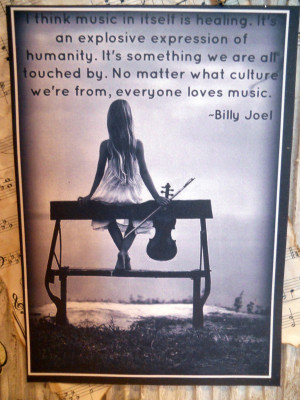 Music, it never fails it always can get an emotion of of you. I love ...