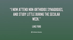 now attend non-orthodox synagogues, and study little during the ...