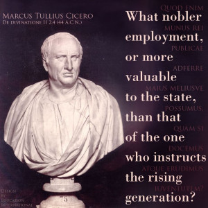 ... generation? Marcus Tullius Cicero, De divinatione II 2.4 (44 A.C.N