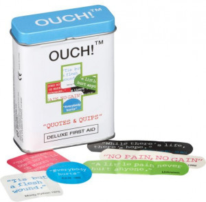 ... Gifts / Products > Unique Band Aids > Ouch! Quotes and Quips Band Aids