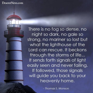 ... lost but what the lighthouse of the Lord can rescue.