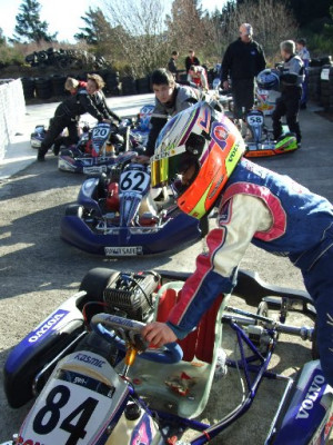 scene from a Dunedin Kart club race day. Photo by Catherine Pattison ...