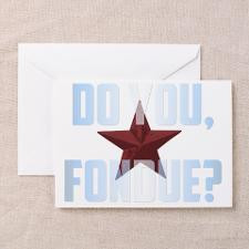 Captain America Fondue Greeting Cards