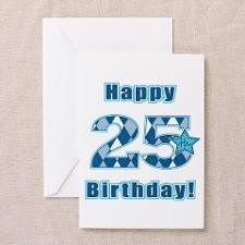 Happy 25th Birthday! Greeting Cards (Pk of 20) for
