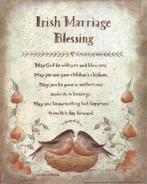 Irish Marriage Blessing More Info