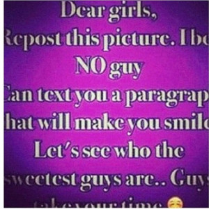 this picture. I bet NO guy can text you a paragraph that will make you ...