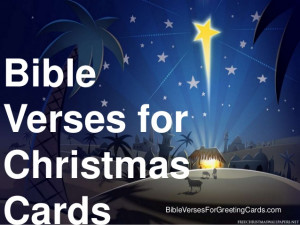 Bible Verses For Christmas Cards