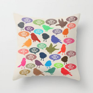 ... -Gosh Quotes throw pillow by Rachel Burbee & Garima Dhawan- $20.00