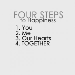 four steps to happiness