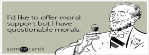 Offer Moral Support But Sympathy Ecard Someecards For Facebook Cover