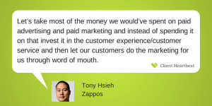 tony hsieh customer satisfaction quotes