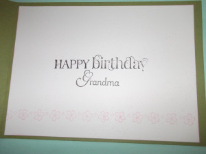 birthday grandma card sayings family birthday cards grandmother ...