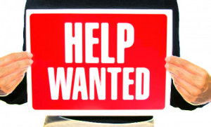 Help Wanted Sign - Jobs for 16 year olds