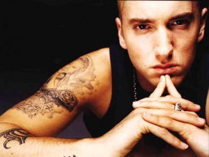hide caption Eminem's new single, 