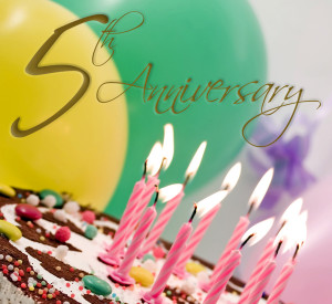 Happy 5th Anniversary To My Blog!