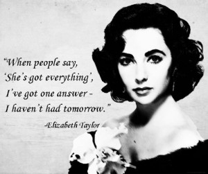 ICON AND STATE OF MIND ELIZABETH TAYLOR