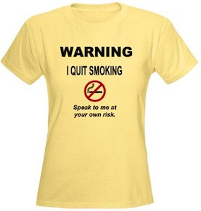 quit smoking t-shirt