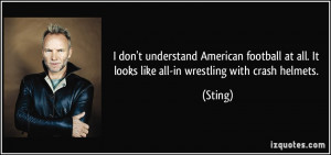 Dont Like Football Quotes