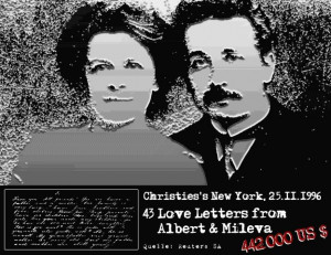 ... Einstein shed light on the role of Mileva Maric in Einstein's work and