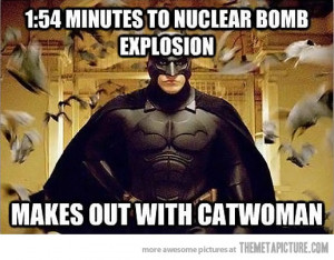 Funny photos funny Batman suit explosion