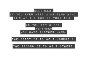Quotes About Helping Hands