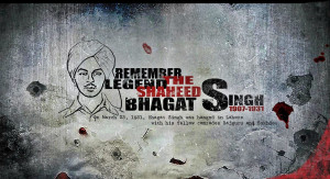 Bhagat Singh HD wallpapers and patriotic quotes in Punjabi