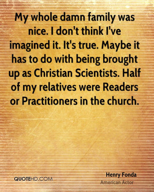 Henry Fonda Family Quotes