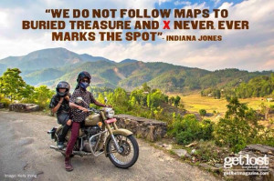 ... treasure and X never, ever marks the spot - Indiana Jones #quote