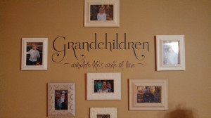 Grandchildren Complete Life's Circle Wall Decal from www ...