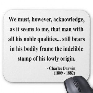 Charles Darwin Quote 1a Mouse Pad