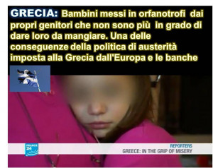 Grecia, aumentano ancora i bambini 'abbandonati' dai genitori poveri: