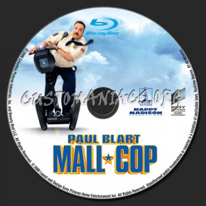 Paul Blart Mall Cop blu-ray label