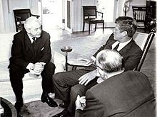 Holt, then Treasurer of Australia, and U.S President John F. Kennedy ...