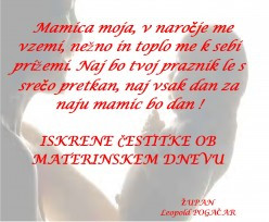 Happy Mothers Day in Slovenian - When is Mothers Day?