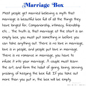 Marriage Box Poem: Inspiration, Quotes, Marriage Boxes, Married Life ...