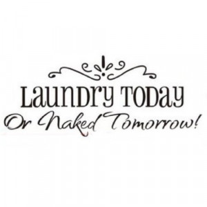 Diy Removable Laundry Room Quote Decal Art Vinyl Wall Sticker Paper ...