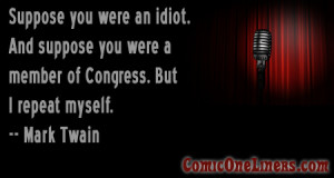 Mark Twain Quote about Congress
