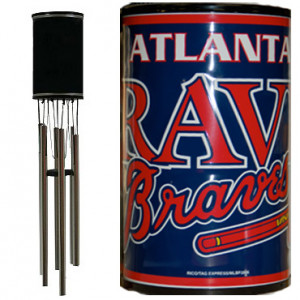 atlanta braves baseball wind chime reg price 29 99 sale price 19 99