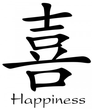 Happiness - Chinese-Characters