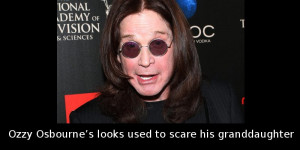 Did you know that Ozzy Osbourne’s looks used to scare his…