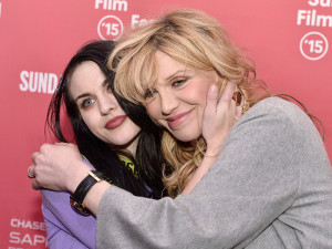 Frances Bean Cobain and Courtney Love at the 2015 Sundance Film ...