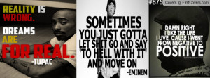 Best rapper quotes Profile Facebook Covers