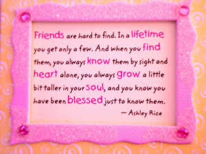 friendship by heart good friends friends are hard to find