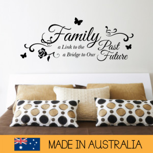 about Family A link To The Past Future Wall Sticker Family Home Quotes ...