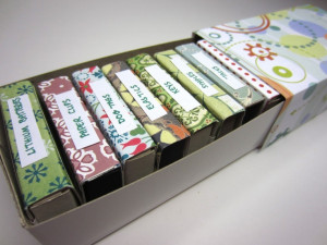Organizing the junk drawer using small and large matchboxes